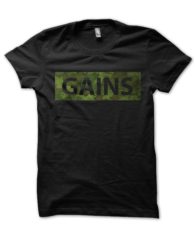 Gains Camo Print - T-Shirts